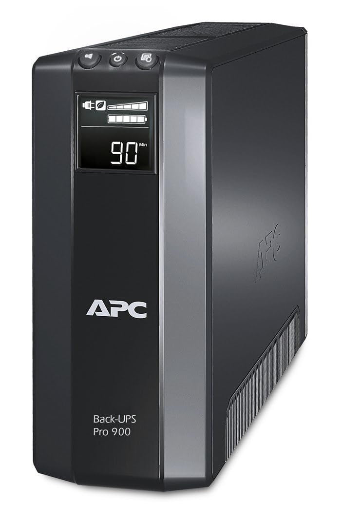 APC Back-UPS PRO BR900G-GR USV 900VA mit 5 Schuko-Ausgängen und 150.000 € Geräteschutz