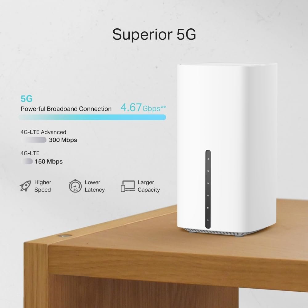 TP-Link Archer NX200 5G Router AX1800 WLAN 6 mit SIM-Karte, Dualband, 3 Gigabit-Ports, Plug-and-Play – Bild 7