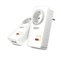 FRITZ!Powerline 1220 Set mit 1.200 MBit/s und 2x Gigabit-LAN je Adapter – Netzwerk über Stromleitung