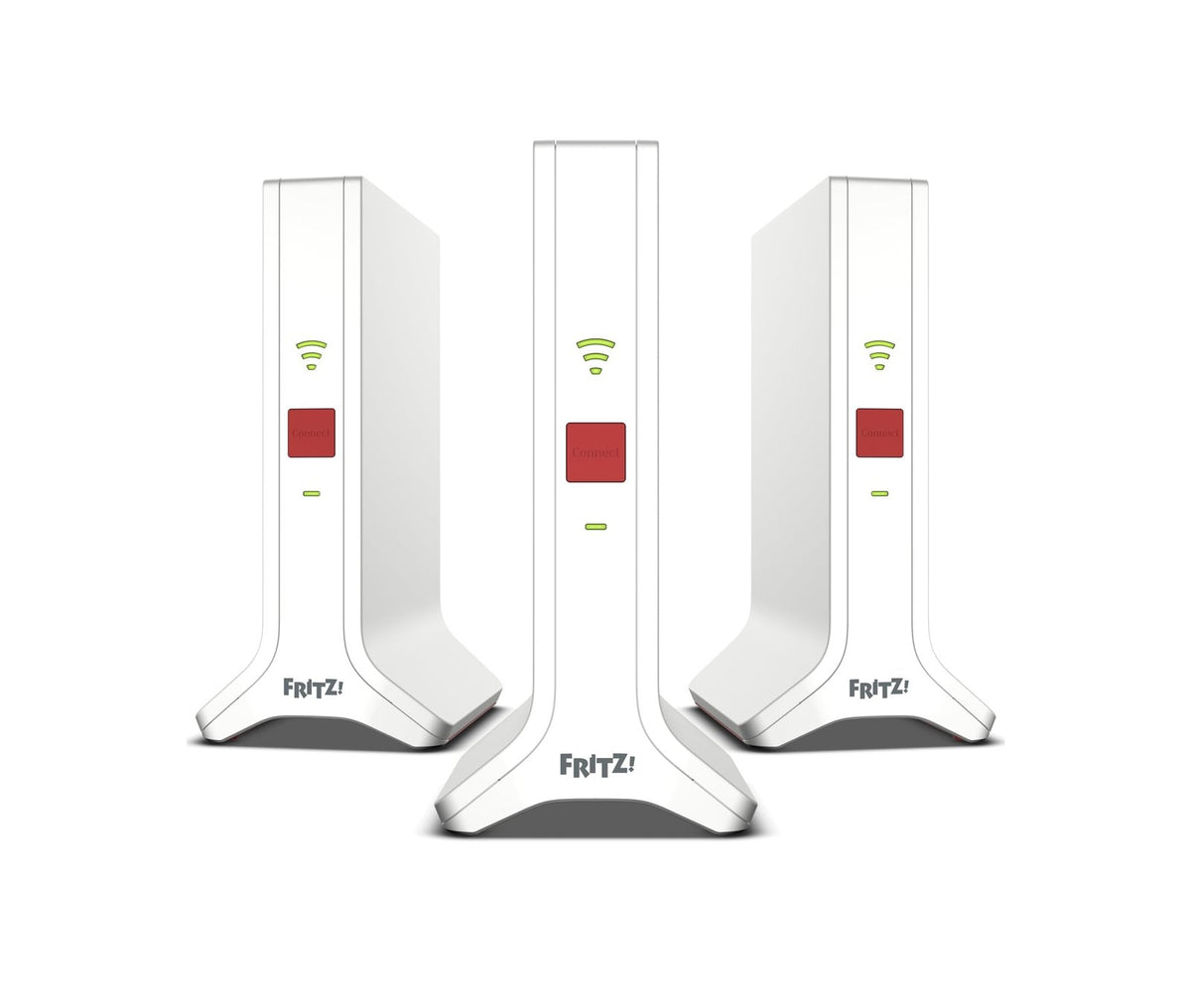FRITZ!Mesh Set 4200 3er-Set Triband Wi-Fi 6 Repeater für 5-7 Räume – WLAN-Abdeckung mit 4.200 MBit/s