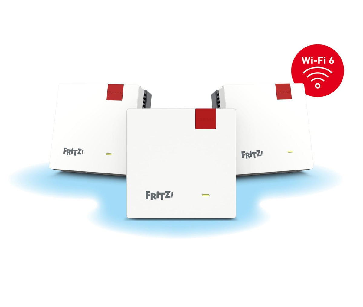 FRITZ!Mesh Set 1600 3er-Set Wi-Fi 6 WLAN Repeater 3000 MBit/s für 5-7 Räume – Bild 2