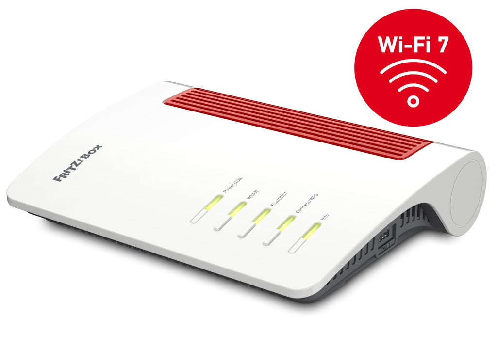 FRITZ!Box 7690 Wi-Fi 7 DSL-Router VDSL Supervectoring WLAN Mesh Zigbee DECT-Basis weiß – Bild 2