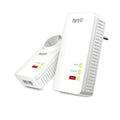 FRITZ!Powerline 1260/1220 WLAN Set – 1.200 MBit/s Heimnetz über Stromleitung, WLAN Mesh, Gigabit-LAN