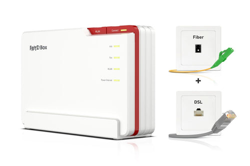 FRITZ!Box 5690 Pro Wi-Fi 7 Router für Glasfaser & DSL – Triband bis 18,5 GBit/s, WLAN Mesh, Smart Home