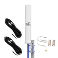KASER 5G 4G LTE Außenantenne MIMO Omnidirektional 698-3800 MHz mit N-SMA und TS9 Adapter