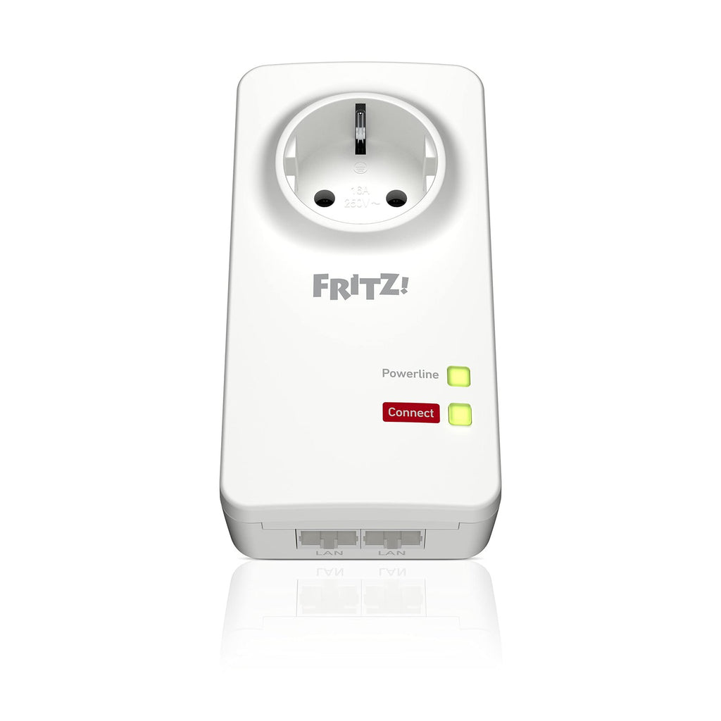 FRITZ!Powerline 1220 Set mit 1.200 MBit/s und 2x Gigabit-LAN je Adapter – Netzwerk über Stromleitung – Bild 2