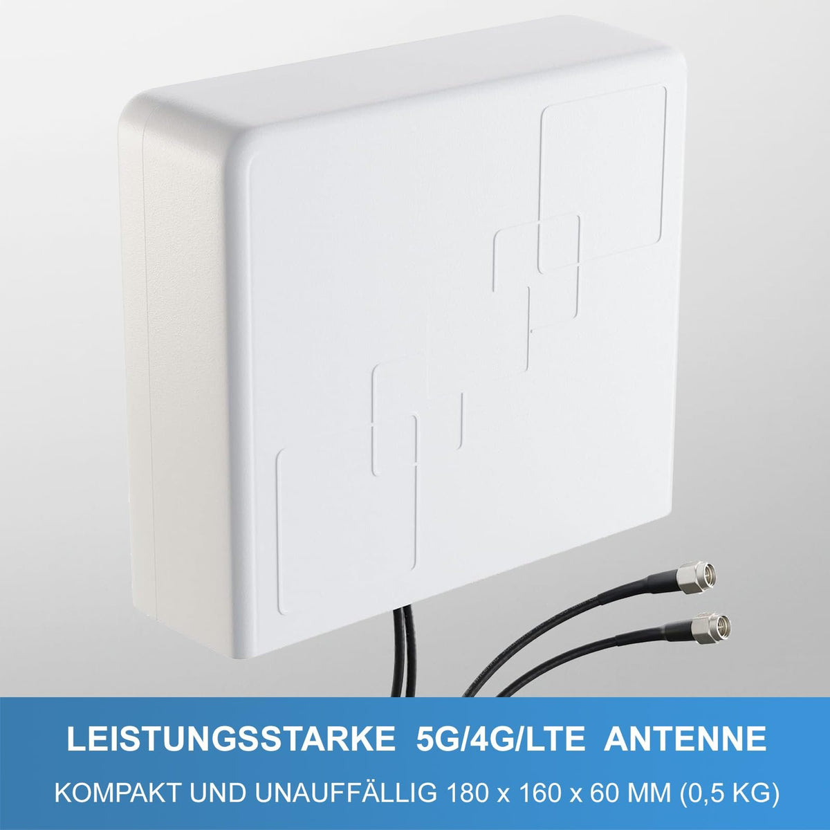 5G LTE MIMO Antenne 2x9dBi Außenantenne 690-3800MHz SMA Wetterfest Outdoor für 4G 5G Router – Bild 2