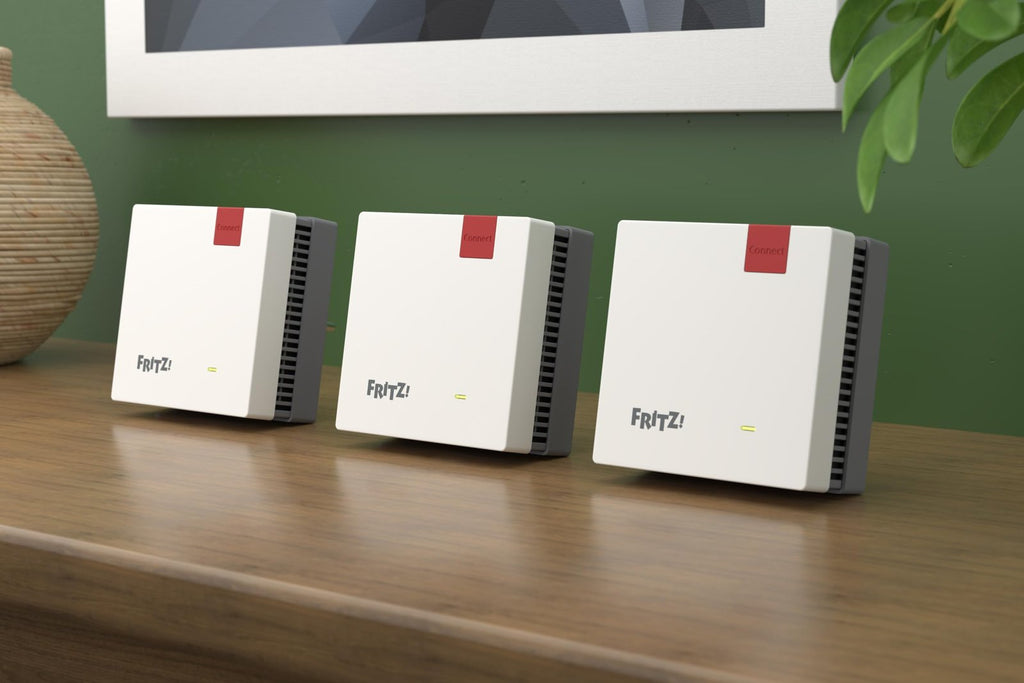 FRITZ!Mesh Set 1700 3er-Set Wi-Fi 7 bis 3.600 MBit/s WLAN-Abdeckung 5-7 Räume Repeater weiß – Bild 5