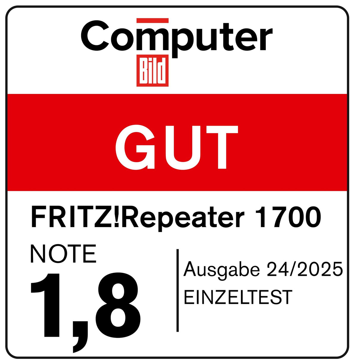 FRITZ!Repeater 1700 – Wi-Fi 7 Mesh-Verstärker bis 3.600 MBit/s, kompakt mit Gigabit-LAN & WPA3 – Bild 6