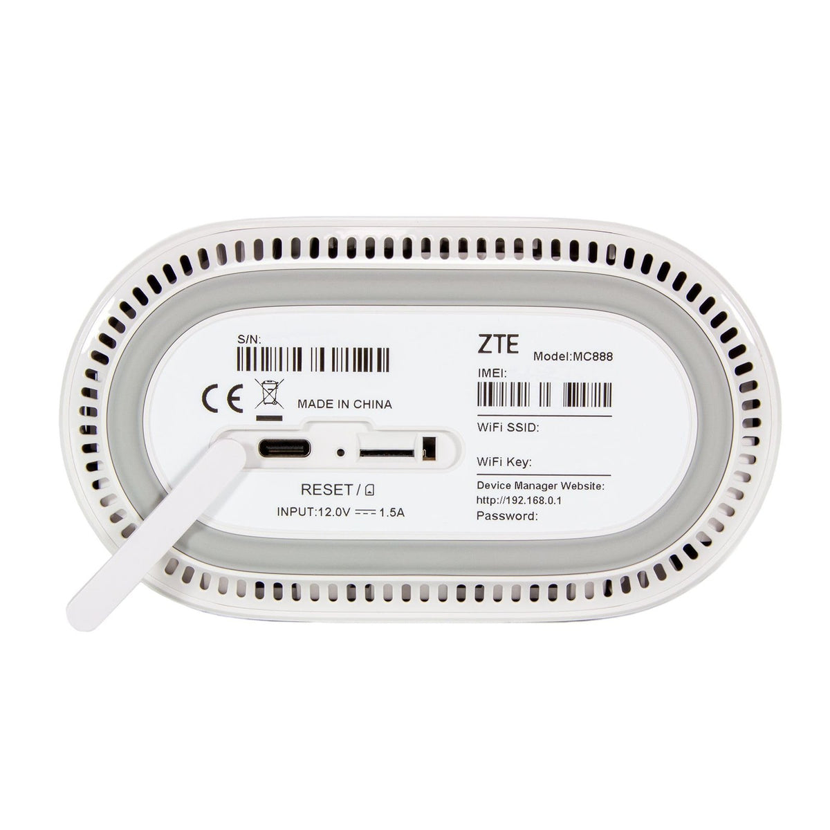 ZTE MC888 5G Router WiFi 6, Unlocked bis 3,8 Gbps, 2x 10-Gigabit-Ports, Dual-Band, High-Gain-Antennen – Bild 4